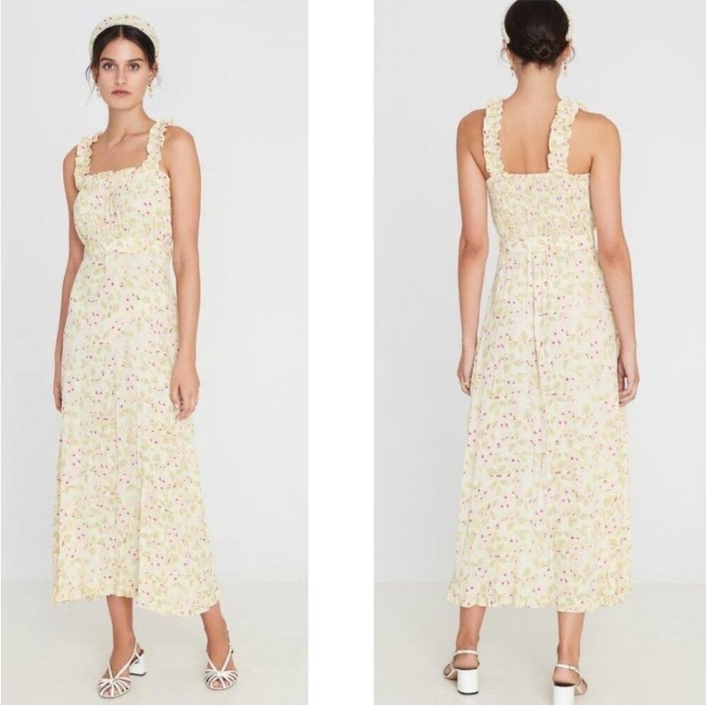 Faithful The Brand Saint Tropez Floral Midi Dress